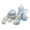 FELTECHELECTR Mini Tea Set Porcelain Pcs Mini Tea Cups Teapot Set Decor for Boys and Girls Home Decor view 1