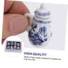 FELTECHELECTR Mini Tea Set Porcelain Pcs Mini Tea Cups Teapot Set Decor for Boys and Girls Home Decor view 3