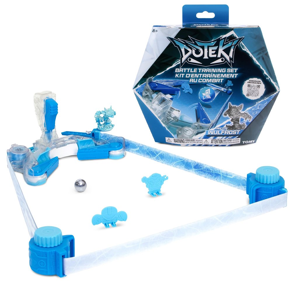 DTEKI Battle Expansion Pack - Arctos - Strategic Target Practice - Battle Game with Collectible Figure and Trading Card - Customizable Fighting Games for Kids - 1-2 Players
