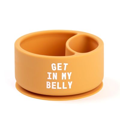 Bella Tunno Silicone Suction Bowl for Toddlers and Babies, Food Grade BPA Free Silicone, Non Slip Suction Base, Microwave & Dishwasher Safe, Ideal Baby-Led Weaning & Self Feeding Bowl, Miss Mess