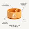 Bella Tunno Silicone Suction Bowl for Toddlers and Babies, Food Grade BPA Free Silicone, Non Slip Suction Base, Microwave & Dishwasher Safe, Ideal Baby-Led Weaning & Self Feeding Bowl, Miss Mess view 3
