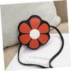 WOFASHPURET 1pc Flower Girls Shoulder Bag Pu Leather Satchel Crossbody Purse for Little Ones view 3