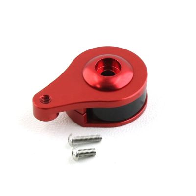 RC Upgrade Parts for Traxxas for TRX4 for TRX6 for Axial for Scx10 1/10 RC Crawler Car Upgrade Parts 25T Metal Steering Servo Arm Servo Horn(Red)