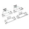 RC Car Accessories Compatible with MJX for Hyper Go H12Y 1/12 RC Crawler Car Upgrade Parts Accessories Metal Front and Rear Shock Tower Mount(White) view 1