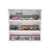 1:64 Mini Model Car Collection Display Case, 3-Layer Diecast Car Model Garage Display Cabinet, Parking Lot Decoration w/LED Light view 1