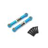 Compatible with MJX 14209 14210 for Hyper Go 14210 1/14 RC Car Spare Part Upgrade Metal Steering Rod Steering Link Accessories RC Tie Link Rods(Blue) view 2