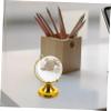 TEHAUX World Map Globe Ball to Decor Floating Crystal Globe with Stand for Classroom view 3