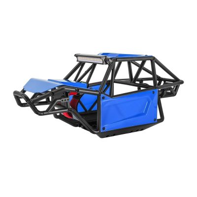 RC Car Repair Kit for Axial for SCX10 II 90046 for UTB10 for Capra 1/10 for Rock Buggy Body Shell Chassis Kit RC Crawler Car Accessories Modification Car Parts(Blue)