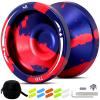 Dual Function Yoyo S8 - Responsive Switch to Unresponsive Yoyo for Kids with 10 Strings, Case, Unresponsive Bearing, Accessory Kit view 1