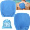2 in 1 Sand Remover for Beach, 2Pcs Sand Wipe Off Mitts Bag Vacation Essentials for Kids Adults, Beach Day Accessories Must Haves for Women, Summer Family Needs Items Necessities view 1