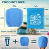2 in 1 Sand Remover for Beach, 2Pcs Sand Wipe Off Mitts Bag Vacation Essentials for Kids Adults, Beach Day Accessories Must Haves for Women, Summer Family Needs Items Necessities view 4