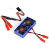 fujita RC Metal CMC Motor High Speed Cooling Fan1Pcs ESC DIY Kit Cooling for TRX4 TRX6 TRX UDR 85086-4 ARRMA Mojave EXB Axial 1/10 1/8 1/5 RC Model Car Upgrade Parts (Blue) view 1