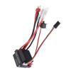 60A Brushed ESC Speed Controller, Plastic Material, Fast Heat Dissipation, Suitable for RC Cars Boats, Automatic Power Disconnect, with T Plug Male view 2