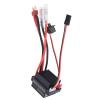 60A Brushed ESC Speed Controller, Plastic Material, Fast Heat Dissipation, Suitable for RC Cars Boats, Automatic Power Disconnect, with T Plug Male view 3