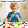 Clay and Dough Tools 6 Pieces Basic Dough Tool Set for Kids, Variety of Rolling Pins, Rollers, Cutters view 4