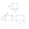 Wheelfun LESU 1Pc 72Mm Metal Hydraulic Tank B for 1/14 RC Dumper Tractor Truck Model Parts view 2