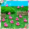 150Pcs Mini Resin Flamingo, Flamingo Tiny Ducks, Cute Flamingos Figurine for Cake Topper Garden Dollhouse Landscape Aquarium Ornaments DIY Crafts view 2