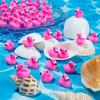 150Pcs Mini Resin Flamingo, Flamingo Tiny Ducks, Cute Flamingos Figurine for Cake Topper Garden Dollhouse Landscape Aquarium Ornaments DIY Crafts view 4