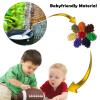 ABAJI Toy Football 2PCS 6 inch Small Mini Ball for Kid Toddler Soft Rubber Come with Pump Needle Boys Girls Gift Party Decor view 3