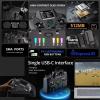 HTLNUZD Radiomaster GX12 ExpressLRS Dual-Band Gemini Xross Band Radio Controller with 3D Digital Hall Gimbal 2.4GHz/915MHz for FPV Drones RC Aircraft (GX12 M2-5000) view 2