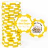50 Custom Clay Poker Chips, 40mm Heavy 11.5 Grams Casino Sized Personalized Poker Chips with Logo, Image or Text, Customized Drink Tokens for Bar, Party, Business Card, Golf Club or Events (Yellow) view 1