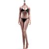 1/12 Scale Female Action Figure Body, 6 inches Seamless Slender Realistic Soft Flexible Female Body Figure Model - Detachable 5 Pairs of Hands & 2 Pairs of Feet Shapes (Wheat Skin) view 1
