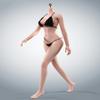 1/6 Scale Female Action Figure Body, 12 inches Slender Seamless Action Figure Body, Super Realistic Soft & Flexible Female Figure Body Model with Detachable 5 Pairs of Hand Gesture (Pale Skin) view 3