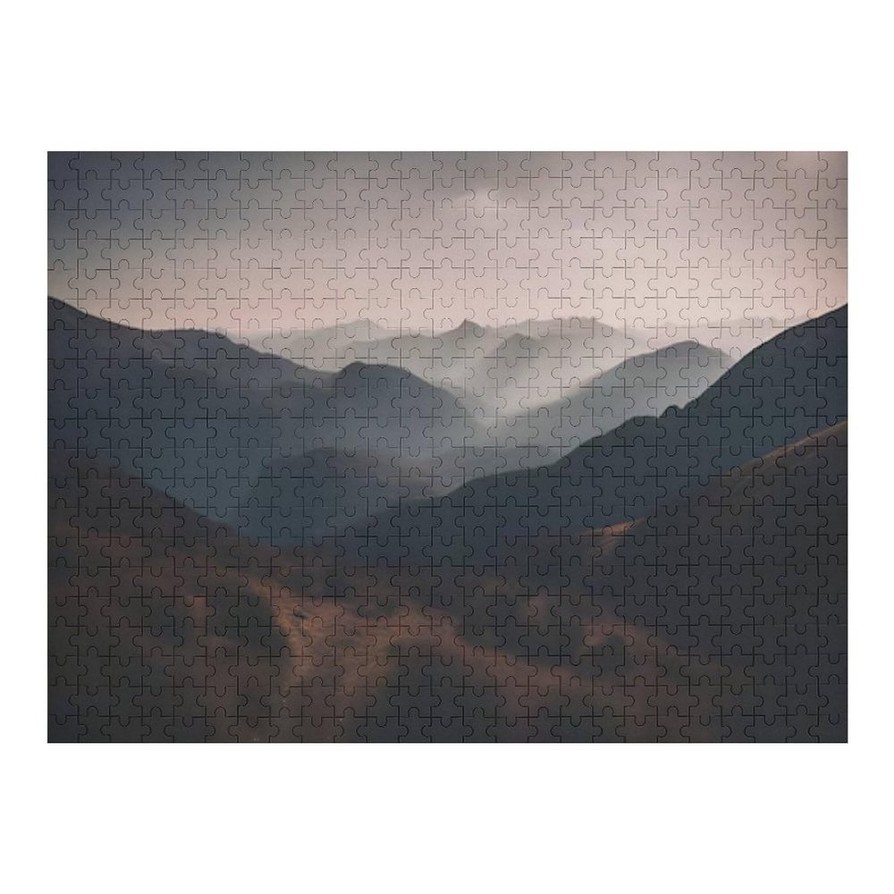 1000 Piece Puzzle for Adults Beautiful Mountains Landscape in The Morning Light Puzzles Teens Fun Educational Games for Family Game Night Christmas