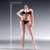 1/12 Scale Female Action Figure Body, 6 inches Miniature Seamless Slender Female Body, Realistic Soft Flexible Girl Figure Model - Detachable 5 Pairs of Hands & 2 Pairs of Feet Shapes (Pale Skin) view 3