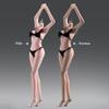 1/12 Scale Female Action Figure Body, 6 inches Miniature Seamless Slender Female Body, Realistic Soft Flexible Girl Figure Model - Detachable 5 Pairs of Hands & 2 Pairs of Feet Shapes (Pale Skin) view 4