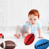 ABAJI Toy Football 2PCS 6 inch Small Mini Ball for Kid Toddler Soft Rubber Come with Pump Needle Boys Girls Gift Party Decor view 4