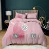 100% Microfiber Kids Bedding Peach Comforter Cover Toddler, 3D Pink Football Bedding Set for Teens Adults Room Decor, Reversible Duvet Cover view 4