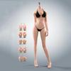 1/6 Scale Female Action Figure Body, 12 inches Slender Seamless Action Figure Body, Super Realistic Soft & Flexible Female Figure Body Model with Detachable 5 Pairs of Hand Gesture (Normal Skin) view 1