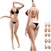 1/6 Scale Female Action Figure Body, 12 inches Slender Seamless Action Figure Body, Super Realistic Soft & Flexible Female Figure Body Model with Detachable 5 Pairs of Hand Gesture (Normal Skin) view 2