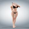 1/6 Scale Female Action Figure Body, 12 inches Slender Seamless Action Figure Body, Super Realistic Soft & Flexible Female Figure Body Model with Detachable 5 Pairs of Hand Gesture (Normal Skin) view 4