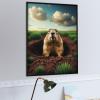 Jigsaw Puzzles 1000 Pieces for Adults - Groundhog Pops Out Hole Groundhog Day Wooden PuzzleAdults Teenagers and Kids Toys,Difficult Puzzles,Brain Development Games,Art Educational Game Puzzle view 3