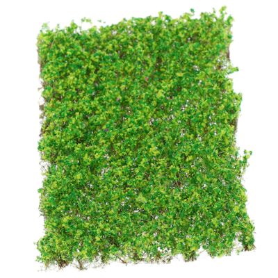 Kisangel Artificial Flower Clusters Miniature Grass for Model Train Landscapes Realistic Simulation Vegetation for Railway Scenery Green Grass Cluster