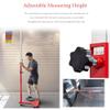 Vertical Jump Tester EquipmentVertical Leap Measurer,Vertical Jump Trainer with Wheels Vertical Jump Measurement Test Stick Pole Tool Volleyball Spike Physical Trainer for Home Kindergarten view 3