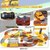 CORPER TOYS 271-pcs Construction Race Track Set Toys with Light Up Electric Construction Race Car, Dinosaur Race Car, Crane, Egg, Trees and Road Signs DIY Race Car Track for Kids Gift view 2