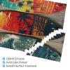 1000 Piece Wood Puzzles for Adults, Surfboard Surfing Waves Palm Trees Hawaiian Tropical Colorful Jigsaw Puzzles, Funny Challenging Puzzles, Great Gift for Family Friends view 2