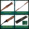 CaptainWiz Light Up Magic Wizard Wand with White Lighting Rechargeable Illuminating Witch Sorcerer Wand for Kids Cosplay Collection, Whimsy view 2
