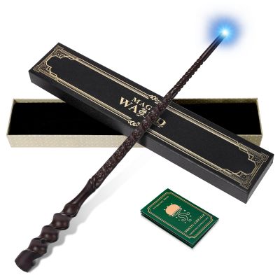 CaptainWiz Light Up Magic Wizard Wand with White Lighting Rechargeable Illuminating Witch Sorcerer Wand for Kids Cosplay Collection, Grace