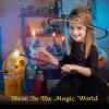 CaptainWiz Light Up Magic Wizard Wand with White Lighting Rechargeable Illuminating Witch Sorcerer Wand for Kids Cosplay Collection, Grace view 4
