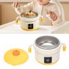 AYNEFY Rechargeable Food Warmer Bowl for Toddlers Smart Thermal Heating Bowl for Baby Meals, Portable Electric Lunch Warmer for Home & Travel, BPA-Free Silicone Lid view 1