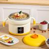 AYNEFY Rechargeable Food Warmer Bowl for Toddlers Smart Thermal Heating Bowl for Baby Meals, Portable Electric Lunch Warmer for Home & Travel, BPA-Free Silicone Lid view 2