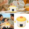 AYNEFY Rechargeable Food Warmer Bowl for Toddlers Smart Thermal Heating Bowl for Baby Meals, Portable Electric Lunch Warmer for Home & Travel, BPA-Free Silicone Lid view 3