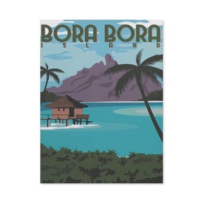 1000PcsBora Bora Island MountainJigsaw Adult Decompression Game Puzzle Students Toy for Children Christmas Birthday Gifts50x70cm-BK4