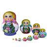 PXIWDAN Nesting Doll Nesting Doll Set of 10 Pieces Traditonal Matryoshka Wishing Dolls Toy Christmas Birthday Gift Home Decor Stacking Doll view 3