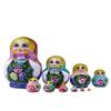 PXIWDAN Nesting Doll Nesting Doll Set of 10 Pieces Traditonal Matryoshka Wishing Dolls Toy Christmas Birthday Gift Home Decor Stacking Doll view 4