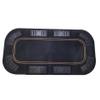63" Folding Poker Tabletop for Table Games BlackBlack Felt with Carrying Bag view 1